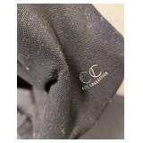 Citi Collective Canvas Bag (Large) - Black, Front Zip Pocket