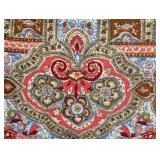 Oilily Scarf  Multicolor Brown Pattern