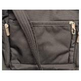Travelon Crossbody Bag - Black Nylon