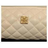 Givenchy Paris Leather Cosmetic Case - Quilted White