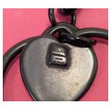 Moschino Cheap & Chic Vintage Belt - Heart Pendant