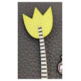 Sterling Violin Brooch & Floral and Folk Art Pins (Lot of 6)