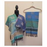 Elephant Motif Pashmina Shawls - (Lot of 3)