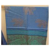 Elephant Motif Pashmina Shawls - (Lot of 3)