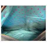 Marc Jacobs Black Leather Shoulder Bag, Studded Front Pockets