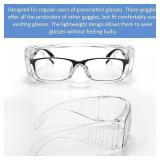 2 NEW boxes (24 Ct) Cabellas #1 Seller! Radians Coveralls Shooting Safety Glasses Ballistic Eye Protection Fits Over Eyewear – Impact & Scratch Resistant ANSI Z87.1 Certified *Ideal for Hunting/