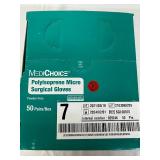 MSRP $220 = 2 Boxes (100 Pairs) MediChoice Polyisoprene Micro Surgical Gloves Size 7/Medium – Sterile, Powder-Free, Latex-Free, For Surgical & Clinical Use - 9Mil Thickness Plus Micro Sensitivit