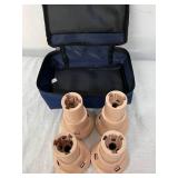 MSRP $100 – 4 PRESTAN Ultralite CPR Manikin Replacement Pistons w/ Case, Ready for Ultralite Torso Assembly, Restores Proper Chest Compression & Recoil, EMS / CPR Training Use