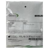 MSRP $600 – 1 Case (10 Drapes) NEW Ecolab Genesis Microsheild Microscope Drape for Leica, Sterile EO, 54" x 150", Surgical OR Microscope Cover Expired