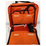 MSRP $450 – Dynarex DynaMed System 5 Multicuff BP System Kit w/ Infant, Child, Adult & Large Adult Cuffs, Thigh Cuff, Gauge, Carry Case – Complete Clinical Blood Pressure Monitoring Set