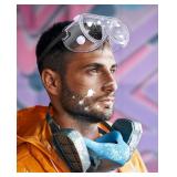 MSRP $300 1 Case (20 Goggles) High Quality Ultimate Industrial Inc Safety Goggles SG-204 Anti Fog Protective Scratch Resistant UV Ventilated Clear Goggles Fits Over Glasses Adjustable Bands For At Wor