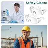 MSRP $300 1 Case (20 Goggles) High Quality Ultimate Industrial Inc Safety Goggles SG-204 Anti Fog Protective Scratch Resistant UV Ventilated Clear Goggles Fits Over Glasses Adjustable Bands For At Wor