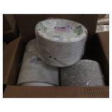 Case of 500 Dixie paper plates...