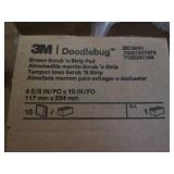 Doodlebug brown scrub n strip pads,...