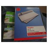 500 Envelopes and Dymo labels...