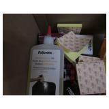 Latex gloves, glue sticks, lubrican...