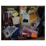 Latex gloves, glue sticks, lubrican...