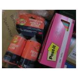 Mailing labels, chalk, Swiffer pads...