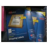 Mailing labels, chalk, Swiffer pads...