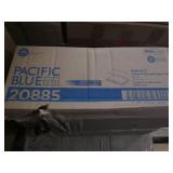 Pacific Blue folded towels...