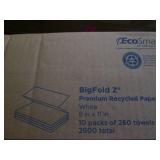 Pacific Blue folded towels...