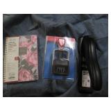 Stapler, planner and stamp...
