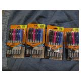 4 12 packs of Bic permanent markers...