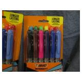 4 12 packs of Bic permanent markers...