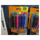 4 12 packs of Bic permanent markers...