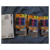 4 12 packs of Bic permanent markers...