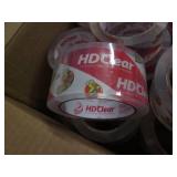 23 rolls of clear Duck tape...