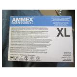 XL size blue nitrile exam gloves...