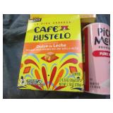 7 22oz sugar cans, Tea and Cafe Bus...