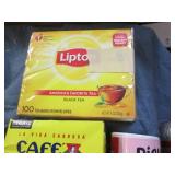 7 22oz sugar cans, Tea and Cafe Bus...