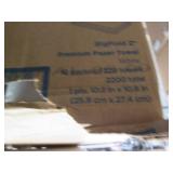 10 Pacific Blue hand towels packs...