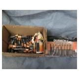 AA and AAA Duracell batteries...