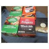 Assorted coffee pods...