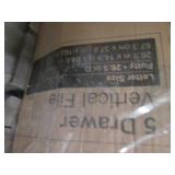 5 Drawer vertical file with lock an...