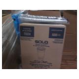 600 Clear plastic Solo cups...
