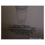 600 Clear plastic Solo cups...