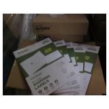 15 100 packs of shipping labels...