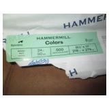 5 Reams of Hammermill colored paper...