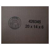 24 Boxes measuring 20 x 14 x 6"...