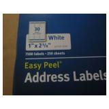 7500 Mailing labels...