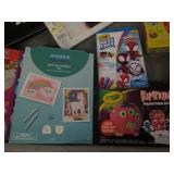 Popup hamper filled with games...