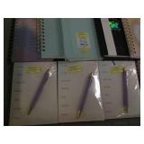 Lot of notebooks and stationery sup...