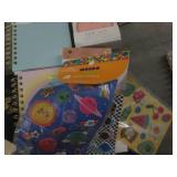 Lot of notebooks and stationery sup...