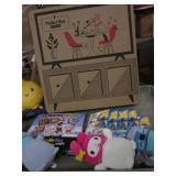 TV art box with other toys...