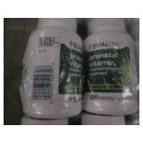 9 Prenatal vitamin bottles dated 7-...