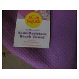 3 Sand resistant beach towels...